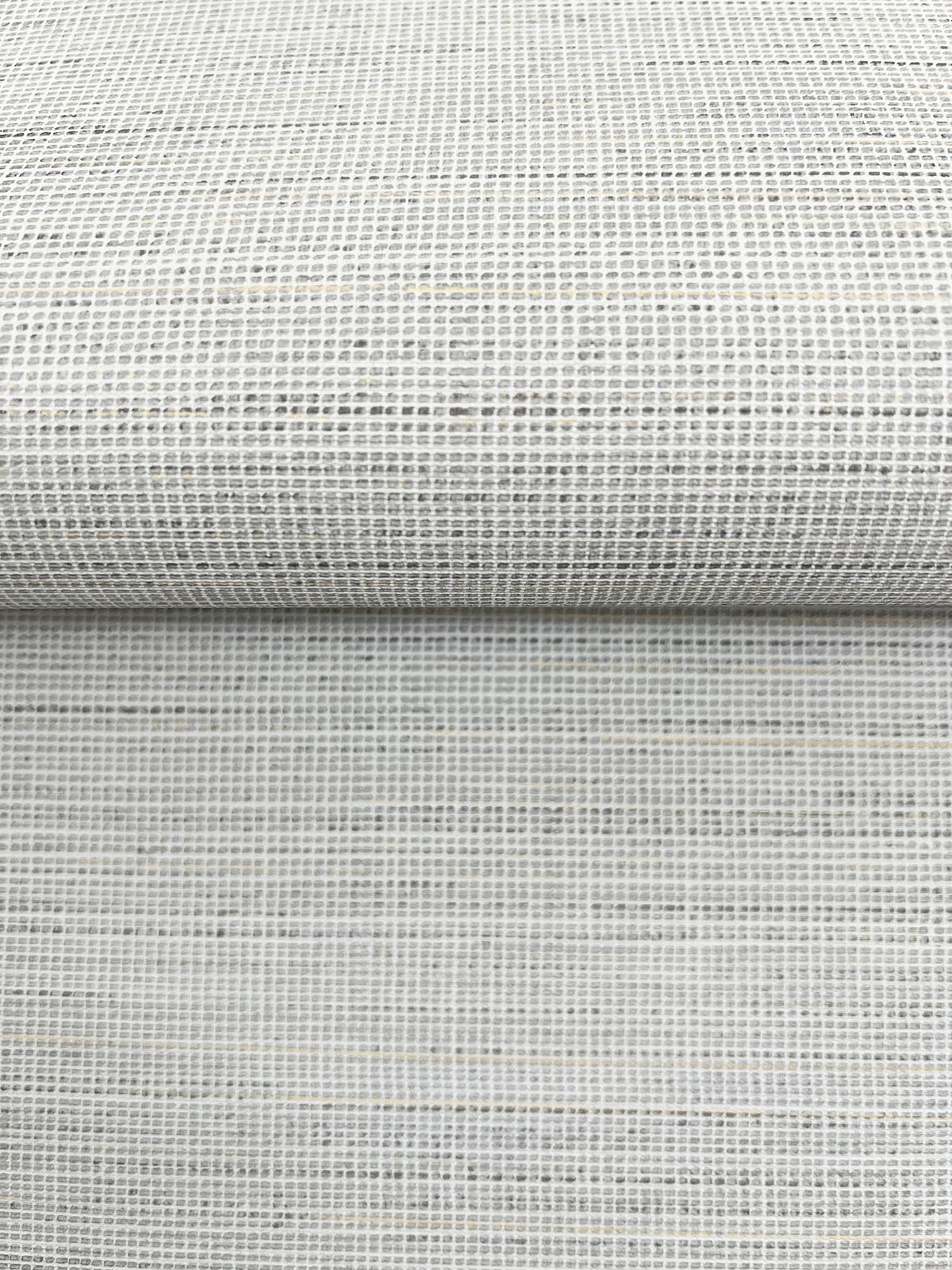 Drift Weave Wide Width Wallpaper - Light Grey wallpaper detail