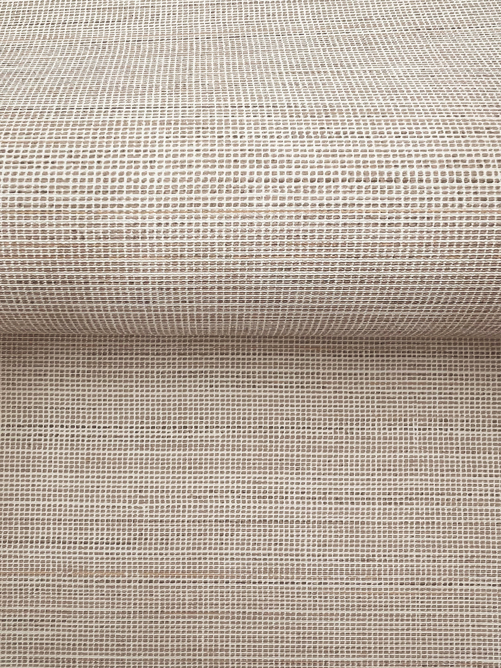 Drift Weave Wide Width Wallpaper - Taupe wallpaper detail