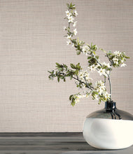 Load image into Gallery viewer, Drift Weave Wide Width Wallpaper - Taupe room setting