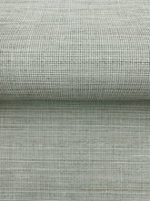 Load image into Gallery viewer, Drift Weave Wide Width Wallpaper - Aqua wallpaper detail