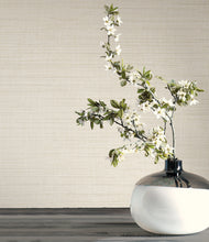 Load image into Gallery viewer, Drift Weave Wide Width Wallpaper - Beige room setting