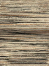 Load image into Gallery viewer, Stacked Bamboo Wide Width Wallpaper - Chestnut wallpaper detail
