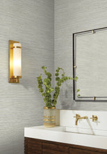 Load image into Gallery viewer, Stacked Bamboo Wide Width Wallpaper - Off-White room setting
