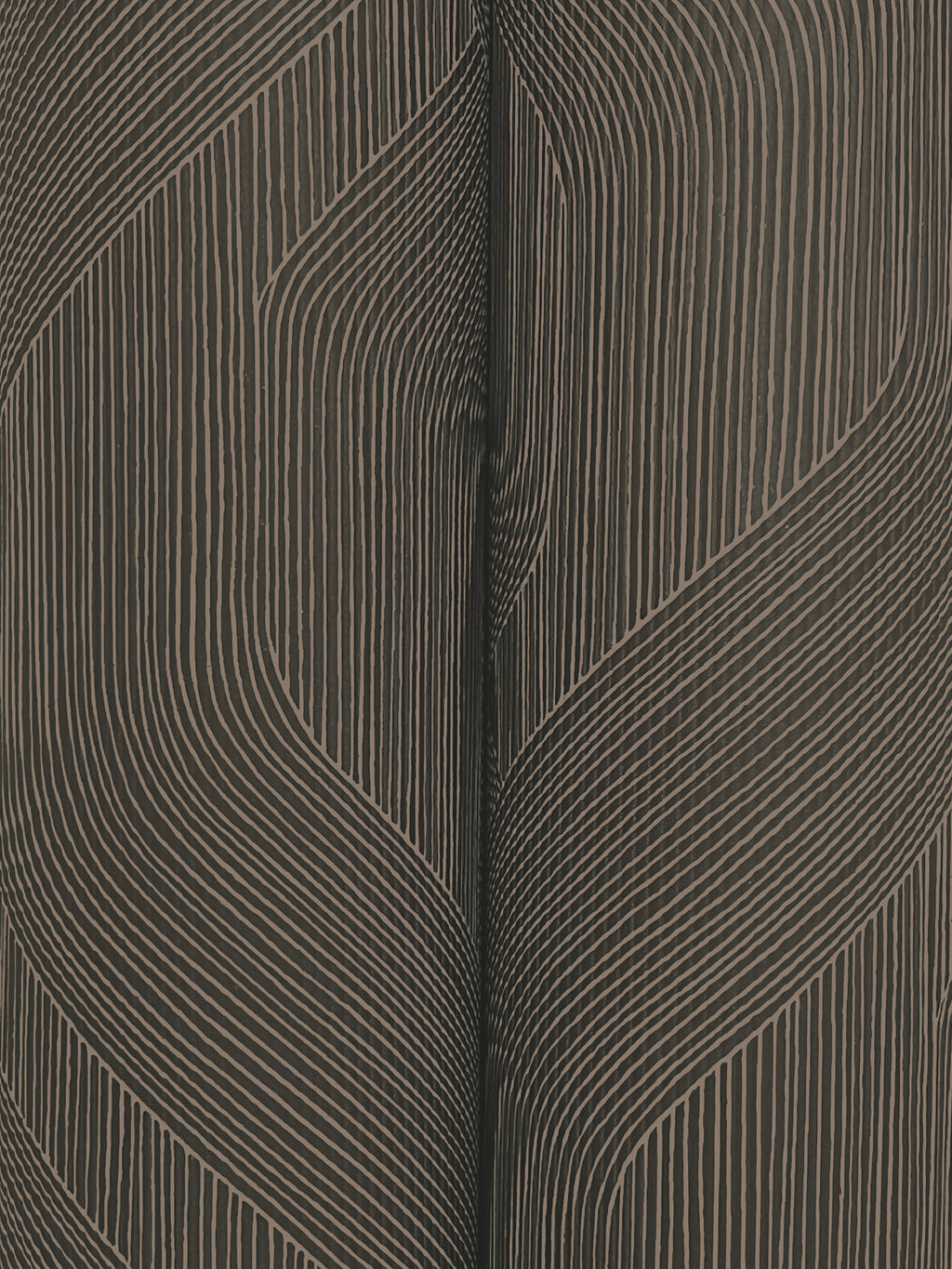 Infinity Wide Width Wallpaper - Chocolate wallpaper detail