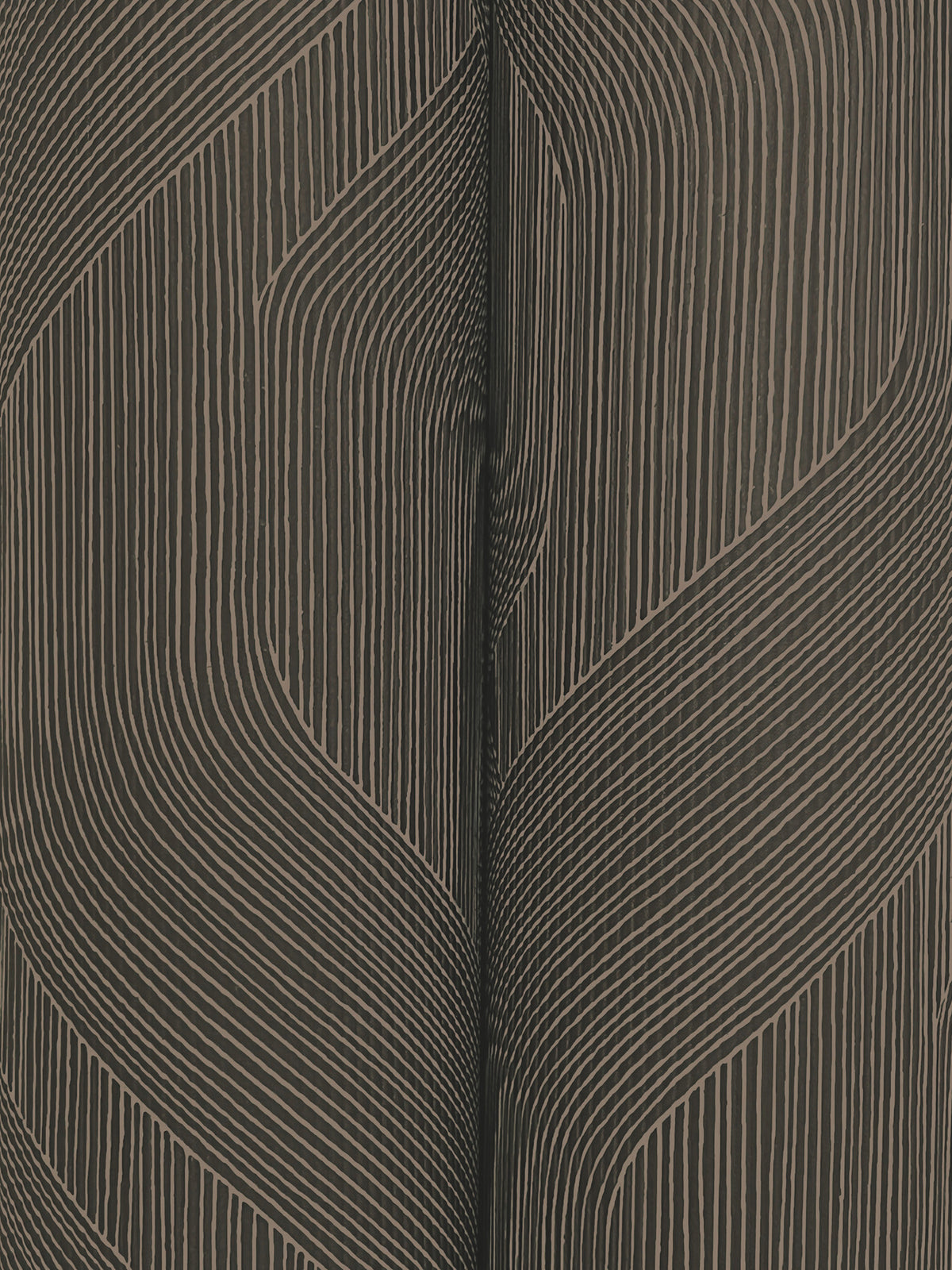 Infinity Wide Width Wallpaper - Chocolate wallpaper detail