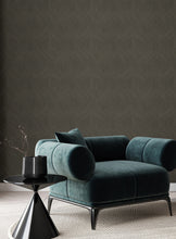 Load image into Gallery viewer, Infinity Wide Width Wallpaper - Chocolate room setting