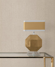 Load image into Gallery viewer, Loominosity Wide Width Wallpaper - Taupe room setting