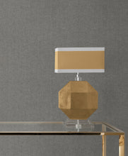 Load image into Gallery viewer, Loominosity Wide Width Wallpaper - Pewter room setting