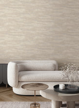 Load image into Gallery viewer, Misty Dreams Wide Width Wallpaper - Light Grey room setting