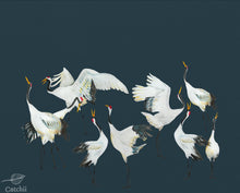 Load image into Gallery viewer, JAPANESE CRANE DANCE