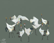Load image into Gallery viewer, JAPANESE CRANE DANCE
