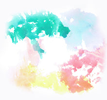 Load image into Gallery viewer, WATERCOLOR SPLATTERS TIE-DYE MURAL