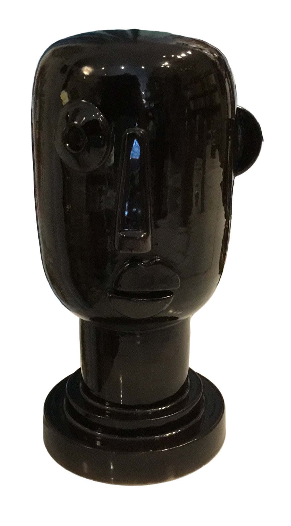 mid century ceramic head
