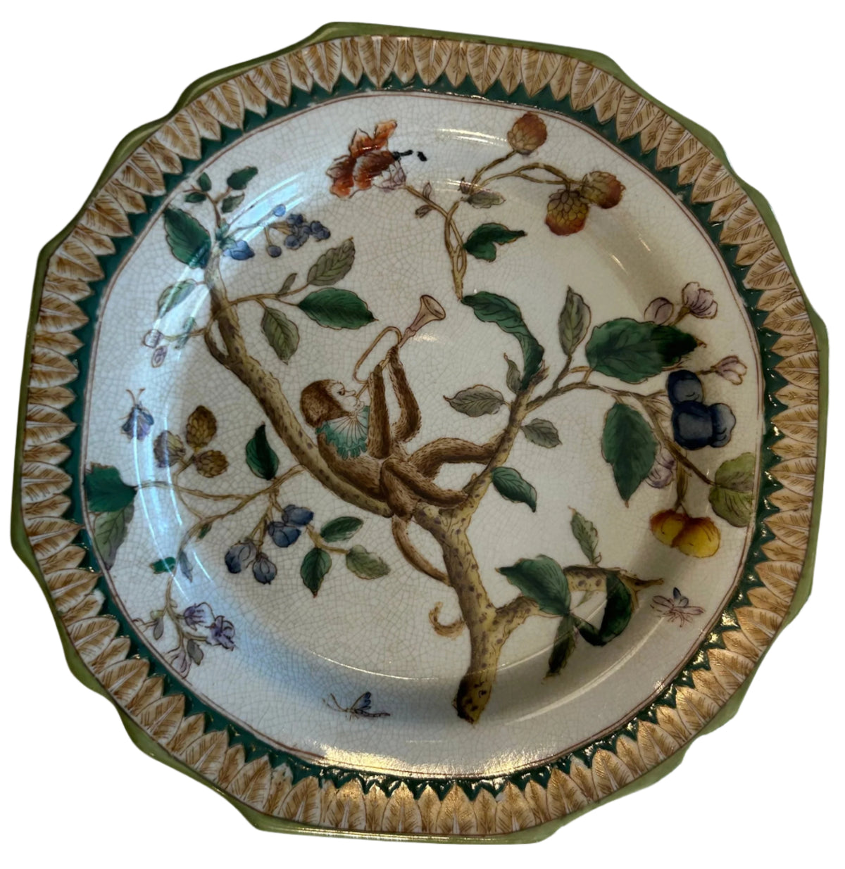hanging monkey plate
