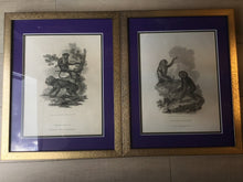 Load image into Gallery viewer, pair of vintage monkey prints