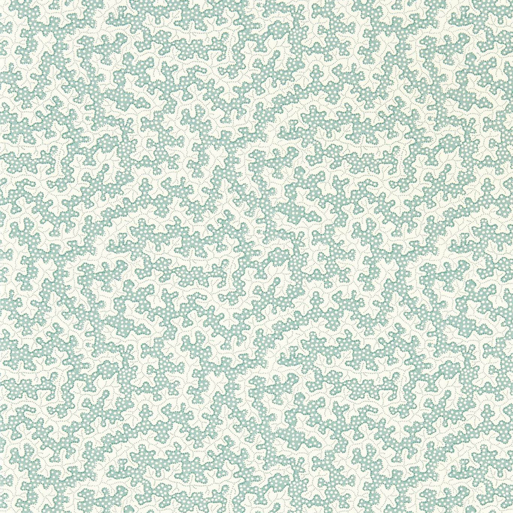 Truffle Wallpaper by Sanderson - Blue Clay