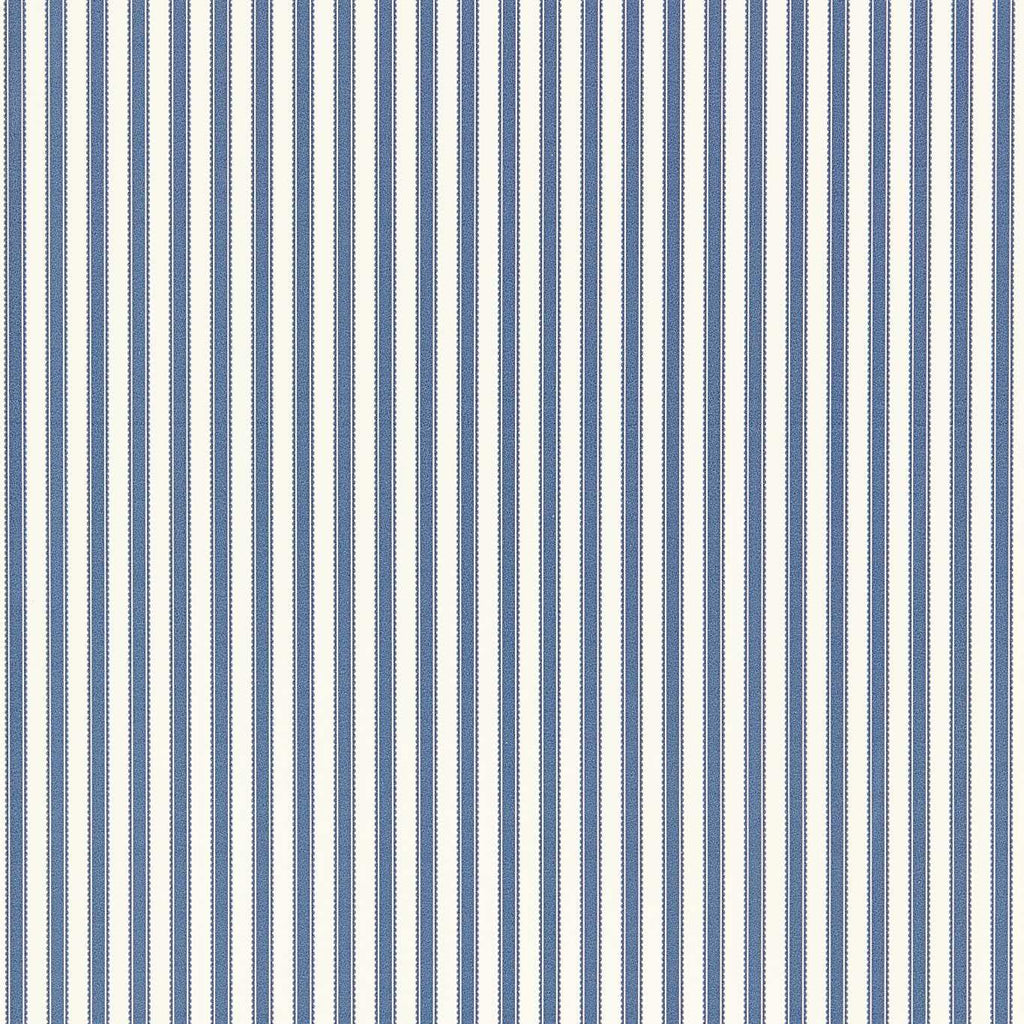 Pinetum Stripe Wallpaper by Sanderson - Indigo