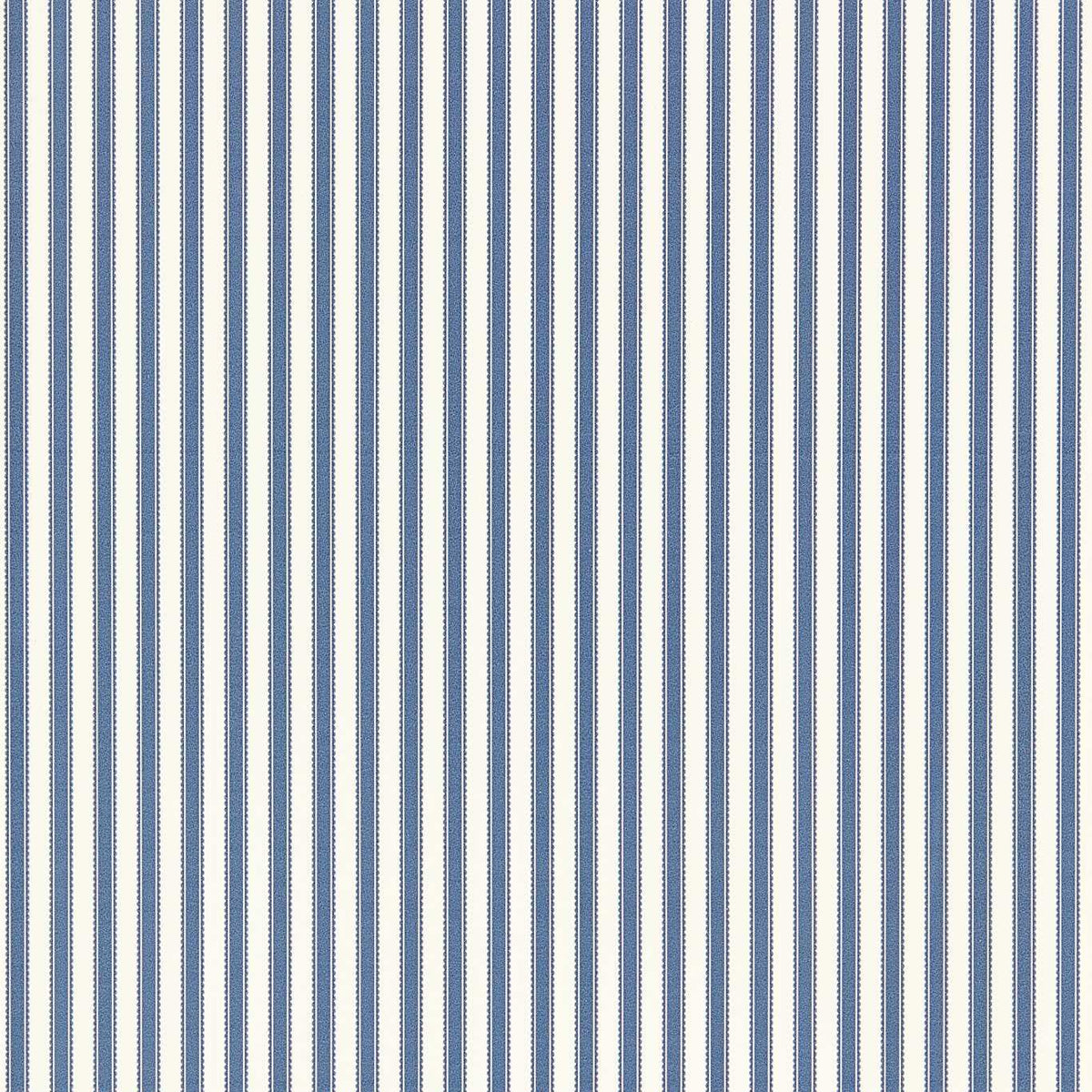 Pinetum Stripe Wallpaper by Sanderson - Indigo