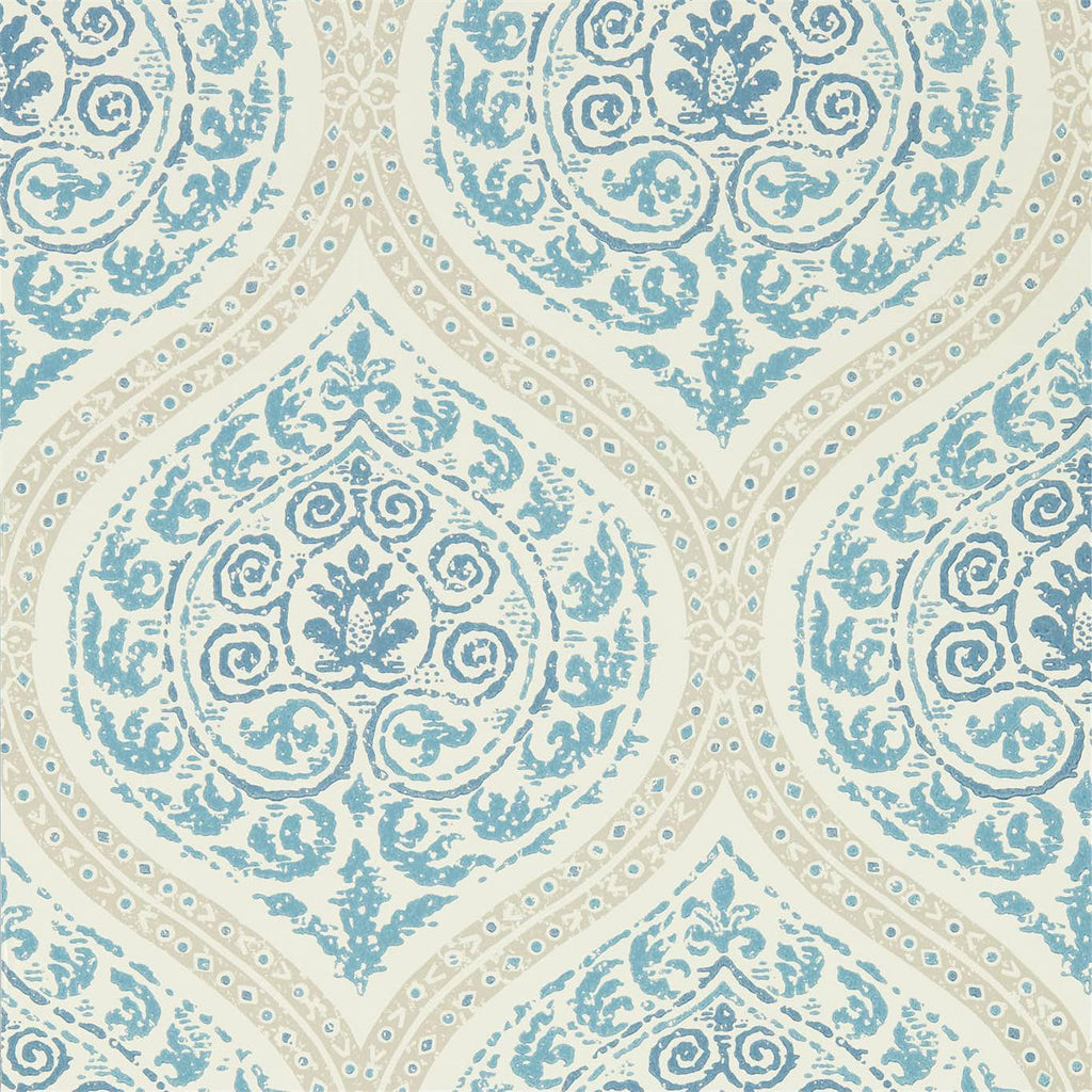 Madurai Wallpaper by Sanderson - Indigo