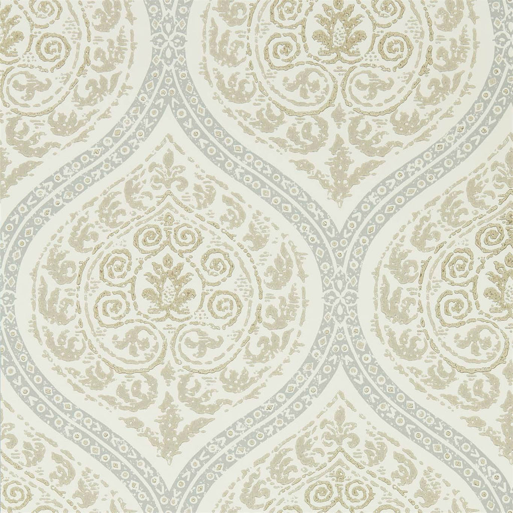 Madurai Wallpaper by Sanderson - Stone