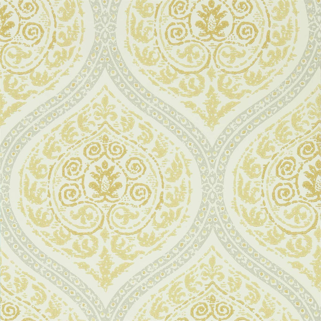 Madurai Wallpaper by Sanderson - Lemon