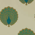 Kalapi Wallpaper by Sanderson - Peacock