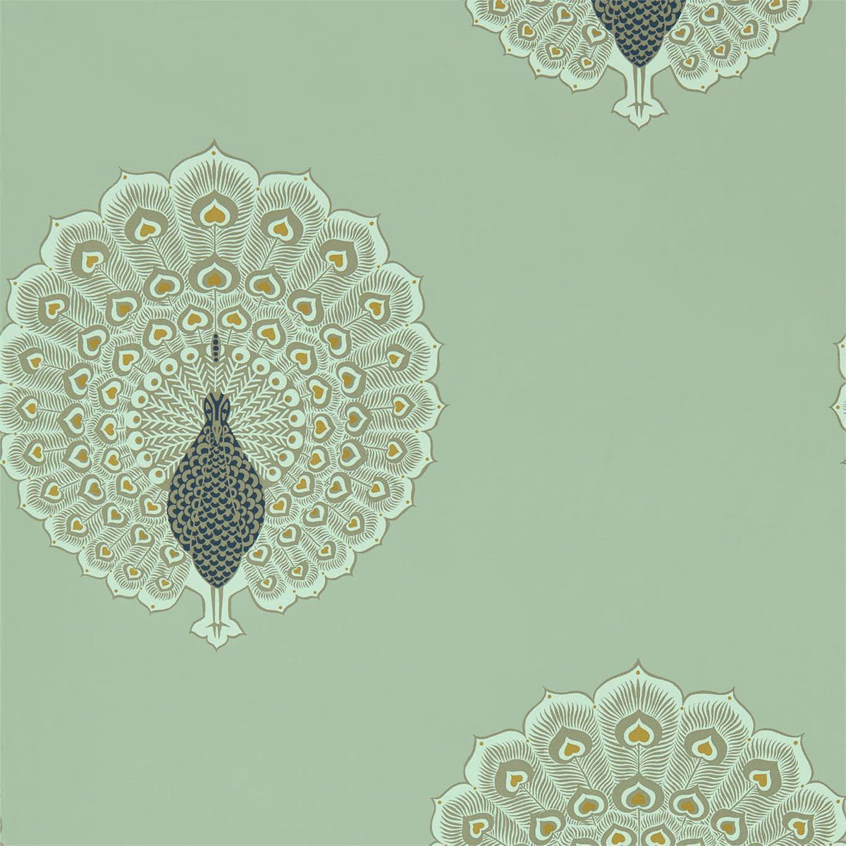 Kalapi Wallpaper by Sanderson - Sea Glass