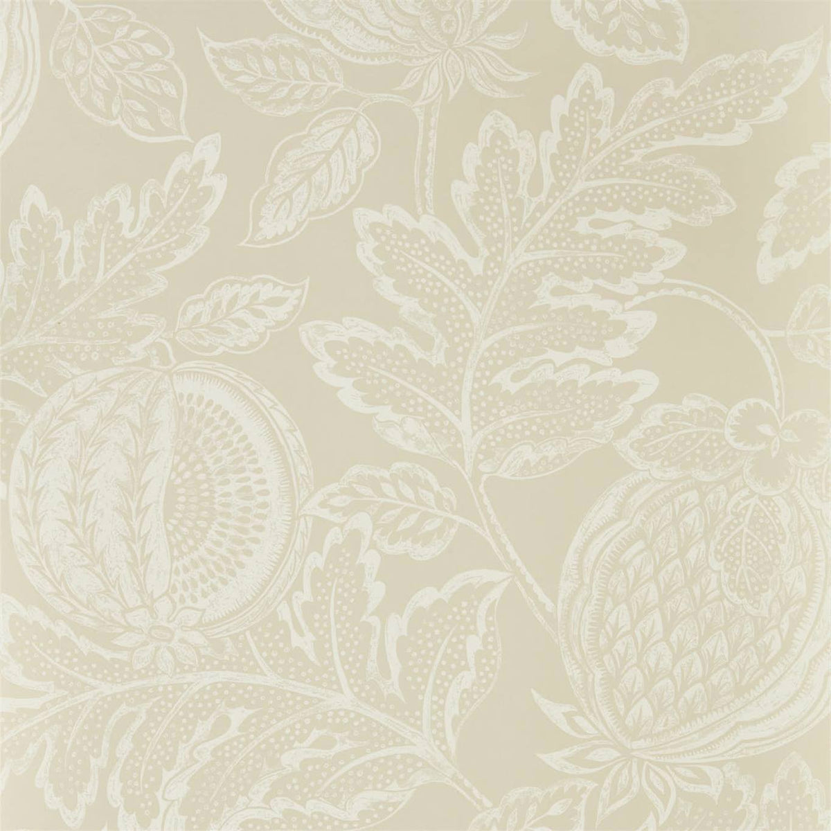 Cantaloupe Wallpaper by Sanderson - Stone