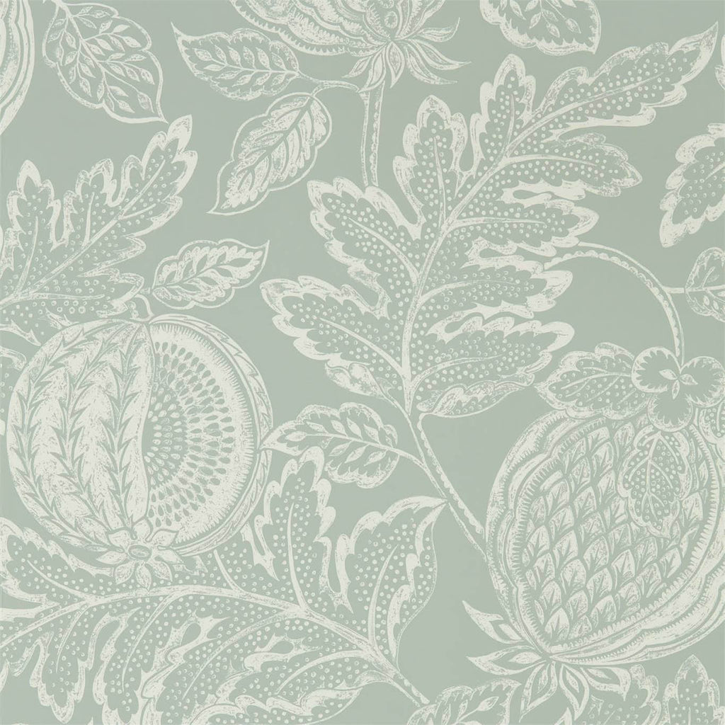 Cantaloupe Wallpaper by Sanderson - English Grey