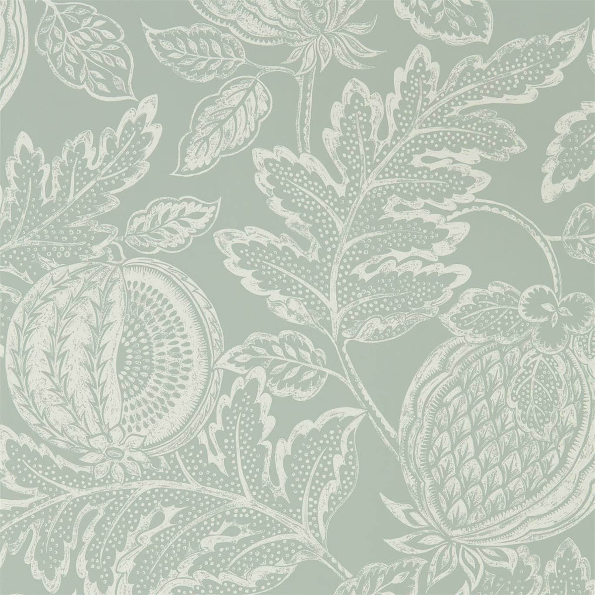 Cantaloupe Wallpaper by Sanderson - English Grey