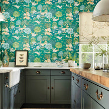 Load image into Gallery viewer, Pamir Garden Wallpaper by Sanderson lifestyle room scene