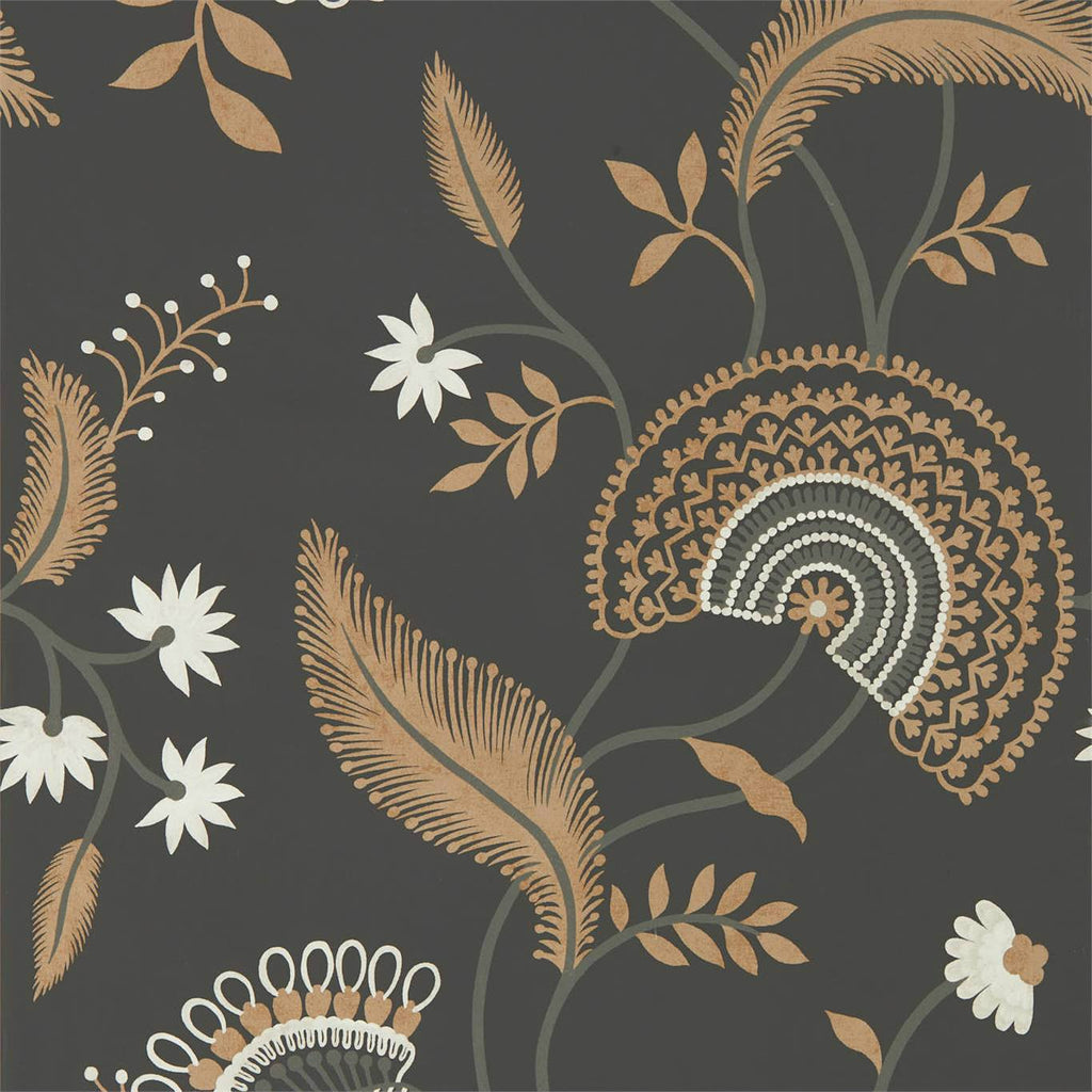 Hakimi Wallpaper by Sanderson - Ebony