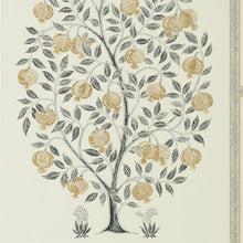Load image into Gallery viewer, Anaar Tree Wallpaper by Sanderson - Charcoal/Gold