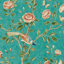 Load image into Gallery viewer, Andhara Wallpaper by Sanderson - Teal/Tumeric