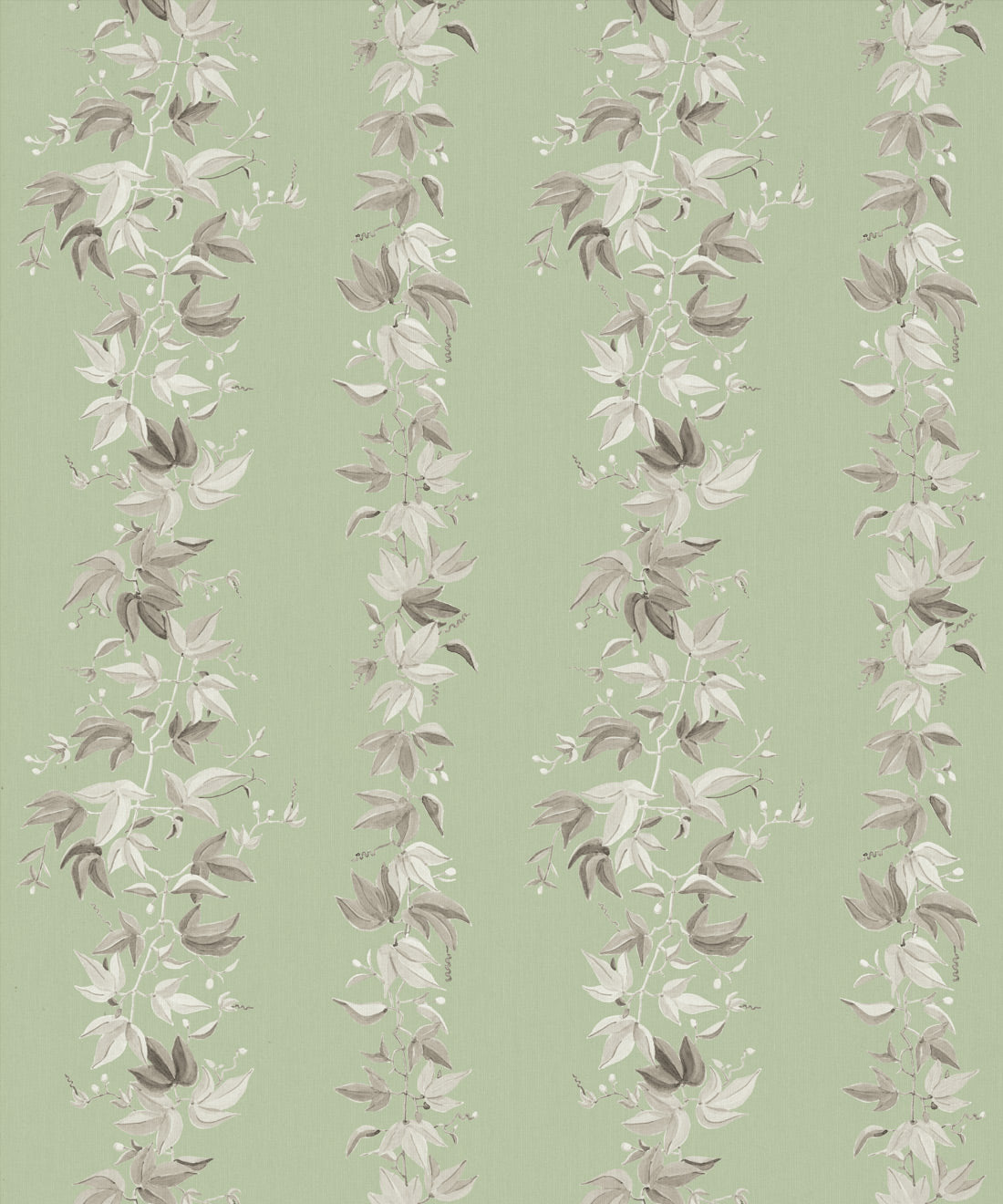 Bon Vivant Collection by Diane Bergeron - Antibes Decorative Textile Wallpaper - Colourway: Celadon - Swatch