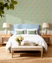 Load image into Gallery viewer, Bon Vivant Collection by Diane Bergeron - Antibes Decorative Textile Wallpaper - Colourway: Celadon - Insitu