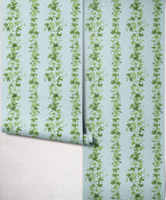 Load image into Gallery viewer, Bon Vivant Collection by Diane Bergeron - Antibes Decorative Textile Wallpaper - Colourway: Duck Egg - Roll