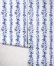 Load image into Gallery viewer, Bon Vivant Collection by Diane Bergeron - Antibes Decorative Textile Wallpaper - Colourway: Midnight - Roll