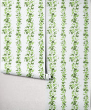Load image into Gallery viewer, Bon Vivant Collection by Diane Bergeron - Antibes Decorative Textile Wallpaper - Colourway: Moss - Roll