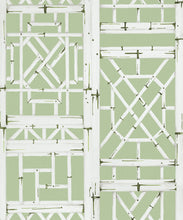 Load image into Gallery viewer, Bon Vivant Collection by Diane Bergeron - Briland Decorative Textile Wallpaper - Colourway: Celadon - Swatch