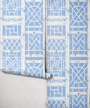 Load image into Gallery viewer, Bon Vivant Collection by Diane Bergeron - Briland Decorative Textile Wallpaper - Colourway: Sky - Roll
