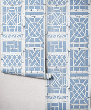 Load image into Gallery viewer, Bon Vivant Collection by Diane Bergeron - Briland Decorative Textile Wallpaper - Colourway: Sea Glass - Roll