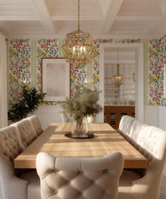 Load image into Gallery viewer, Bon Vivant Collection by Diane Bergeron - Edith Decorative Textile Wallpaper - Colourway: Pink - Insitu