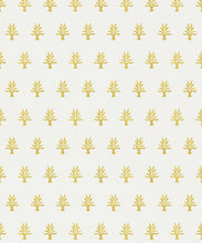 Load image into Gallery viewer, Bon Vivant Collection by Diane Bergeron - June Decorative Textile Wallpaper - Colourway: Mustard - Swatch