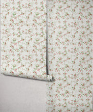 Load image into Gallery viewer, Bon Vivant Collection by Diane Bergeron - Libby Decorative Textile Wallpaper - Colourway: Cerise - Roll