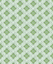 Load image into Gallery viewer, Bon Vivant Collection by Diane Bergeron - Mandalay Decorative Textile Wallpaper - Colourway: Green - Swatch