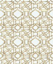 Load image into Gallery viewer, Bon Vivant Collection by Diane Bergeron - Mustique Decorative Textile Wallpaper - Colourway: Camel - Swatch