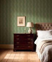 Load image into Gallery viewer, Bon Vivant Collection by Diane Bergeron - Orleans Decorative Textile Wallpaper - Colourway: Celadon - Insitu
