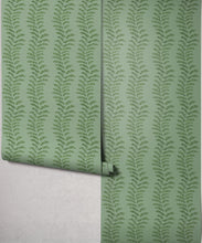 Load image into Gallery viewer, Bon Vivant Collection by Diane Bergeron - Orleans Decorative Textile Wallpaper - Colourway: Celadon - Roll