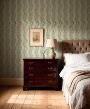 Load image into Gallery viewer, Bon Vivant Collection by Diane Bergeron - Orleans Decorative Textile Wallpaper - Colourway: Moss - Insitu
